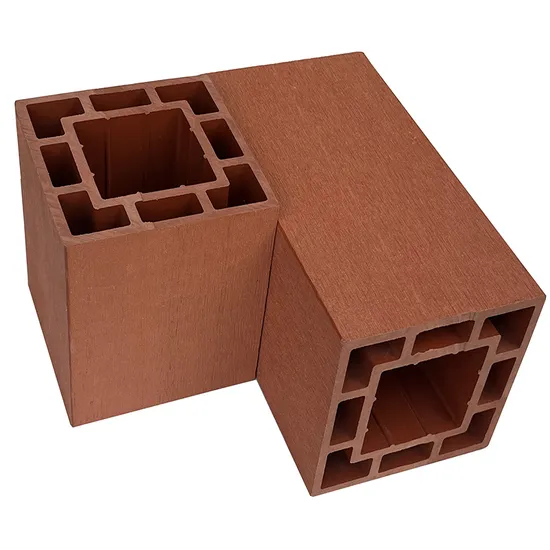 Factory Supply Easy Install Garden Composite Fence Posts 120*120mm Wood Composite Posts