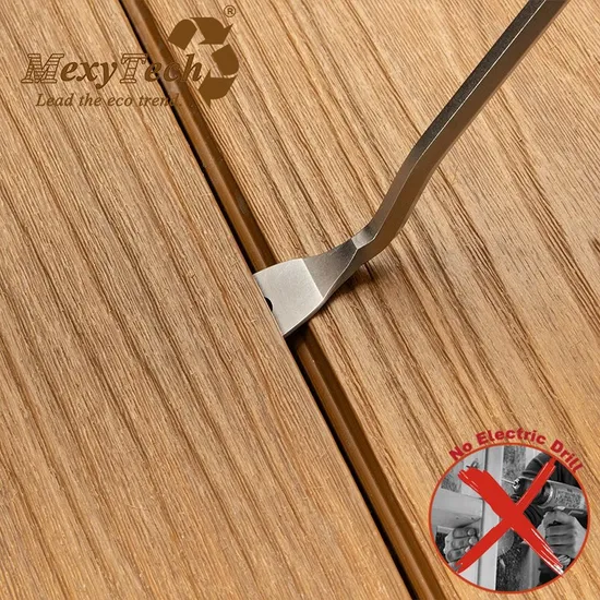 New Design No Gap Waterproof Composite Decking Exterior WPC Solid Flooring