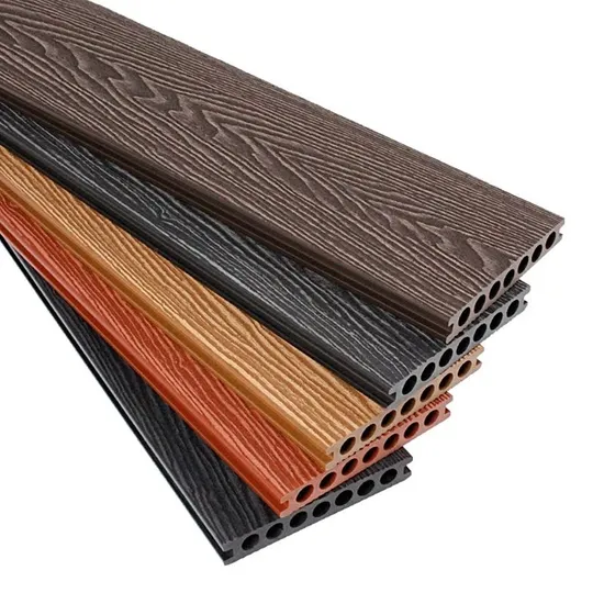 Factory Outlet Anti-Cracking Waterproof Plastic Wood Composite Outdoor Flooring Extruded Plastic Composite External WPC Decking