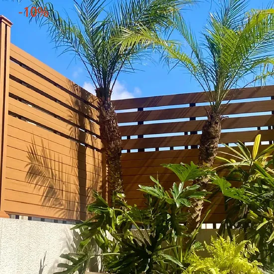 Popular Wood Plastic Composite Fence WPC Exterior WPC Fence