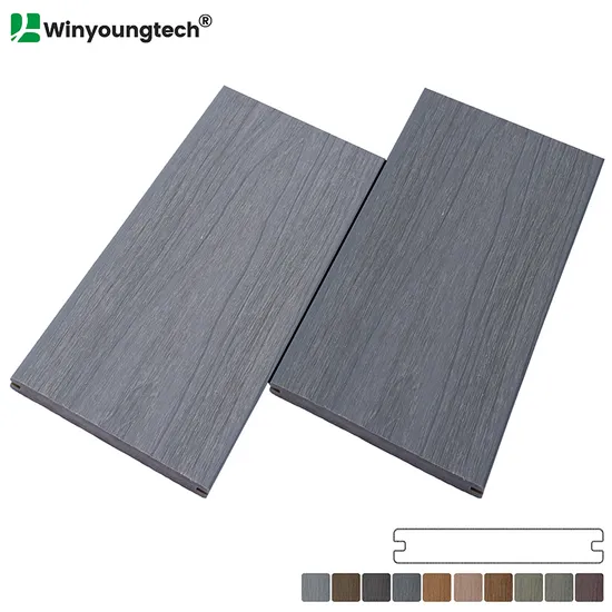2025 Outdoor WPC Decking Double Color Composite Board Floor