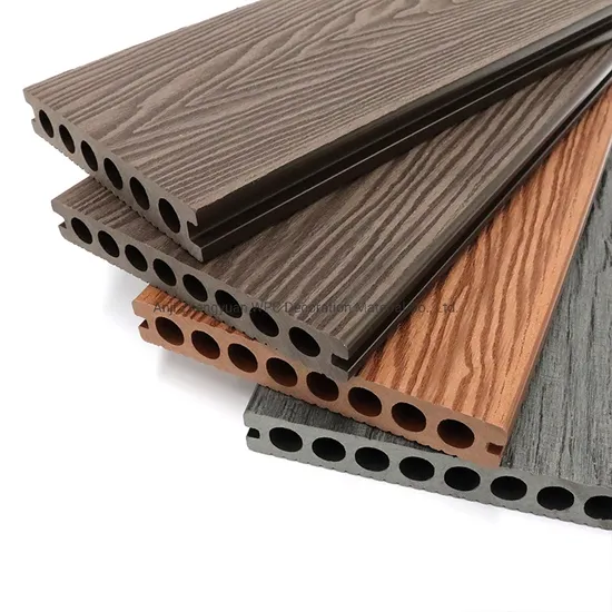 Waterproof Fire Rated Outdoor WPC Flooring Timber Board Wood Plastic Composite Decking