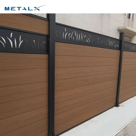 Popular Co-Extrusion Home Garden Fence Panels Outdoor Easy Installation