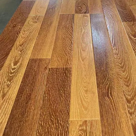 Home Decor Indoor Wooden Tile Floor HDF MDF 8mm 10mm 12mm AC2 AC3 Vinyl High Gloss Waterproof Anti-Slip Wood Click System Plastic PVC Spc Laminate Flooring OEM