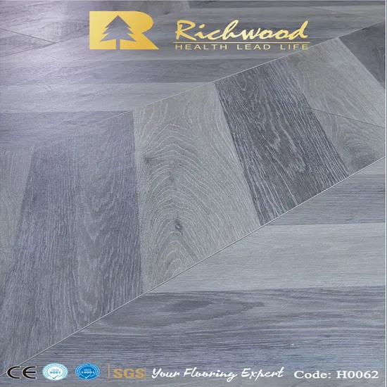 Household 12.3mm E1 HDF AC4 Waxed Edge Laminate Flooring for Living Room