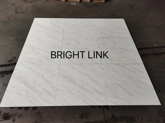 Construction Material Living Room Carara White Glazed Polished Porcelain Floor Tile