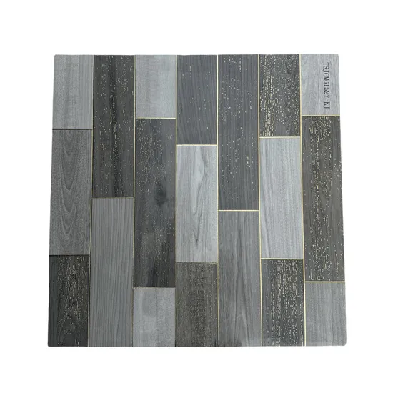 New Design Wood Silver Gold Polished Porcelain Wall Floor Tile