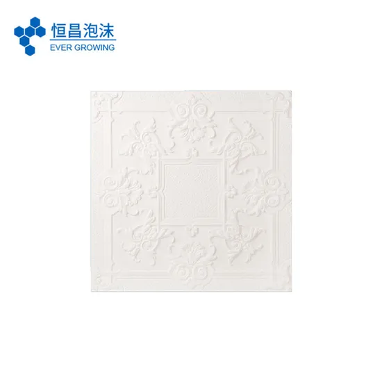 Ceiling Tiles EPS Expanded Polystyrene Foam Ceiling Tile Cornices