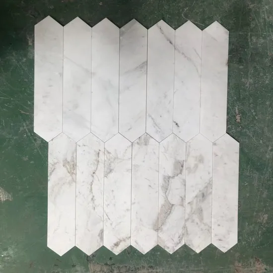 Tostone Elegant Bianco Marble Mosacis Kalta Bianco Tiles for Stylish Home