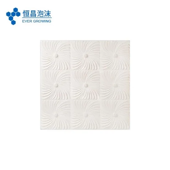 Manufactured White Expanded Polystyrene Suspended Ceiling Tiles