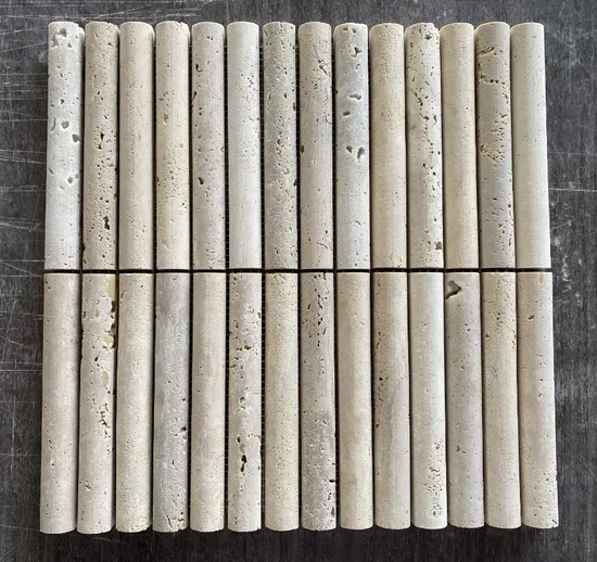 Polished/honed white/black/grey/brown/pink/green/red/beige/gold/blue marble/travertine/limestone/basalt flute/linear Mosaic Floor Tile for Interior Floor/Wall