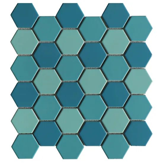 Blue Swimming Pool Tiles Glass Mosaic