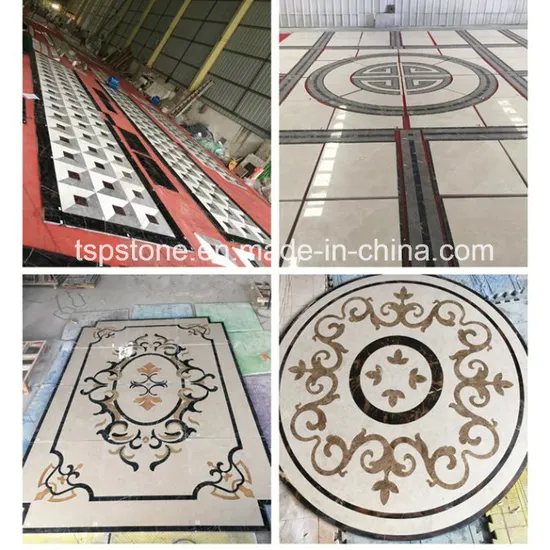 Popular Stone Natural Marble Floor Medallion/Marble Waterjet/Marble Pattern