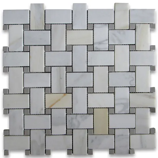 Calacatta Gold Marble Bathroom Floor Tile Mosaic Stone for Wall Tile and Flooring
