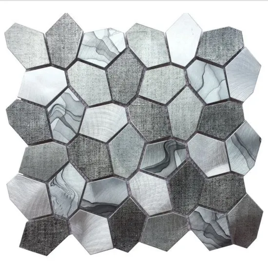 Free Stone Shaped Aluminum Mosaic for Home Decoration