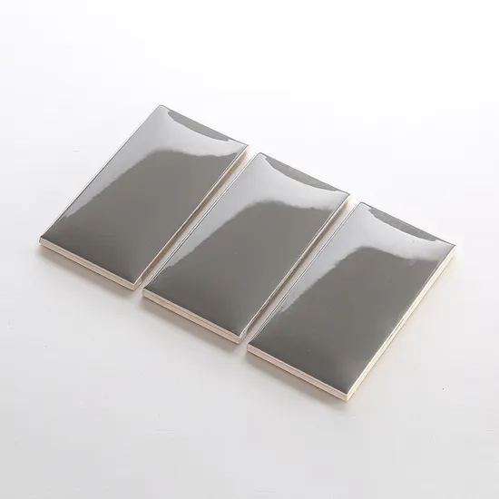 European Style Heat Insulation Elegant Glazed Solid Color Subway Tile