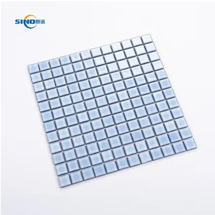 Square Polished Glazed Porcelain Ceramic Mosaic Tile for Swimming Pool Art Mosaic