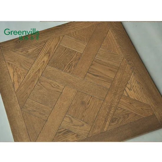 High End Natural Versailles Parquet Floor Engineered Walnut Wood Flooring Walnut Versailles Tiles