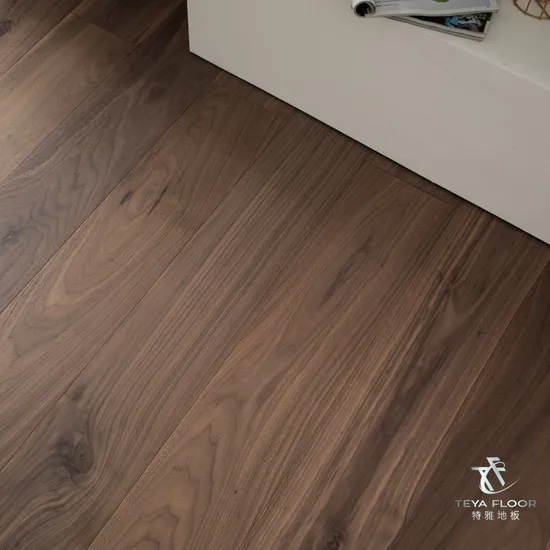 3 Layer Rustic Style American Black Walnut Engineered Wood Flooring
