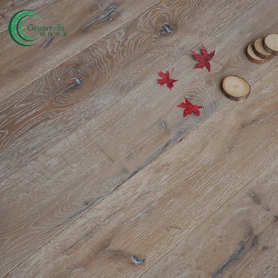 Old Distressed Oak Wood Flooring/Engineered Flooring with Carb