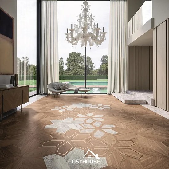 High-Quality Engineered Parquet Flooring for Villas, Apartments, and Hotels