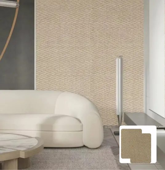 Mum Ultra-Thin Modern New Flexible Soft Porcelain Stone Textured 3D Stone Jute Fiber Plaiting Article Soft Stone for Background Wall Decoration and Renovation