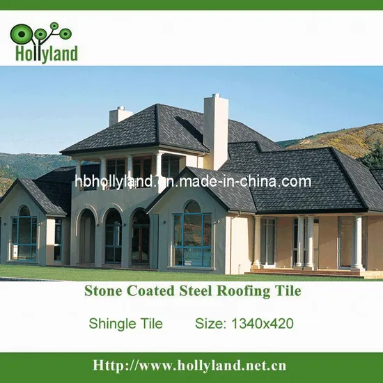 Colorful Stone Coated Steel Roofing Tile (Shingle Type)