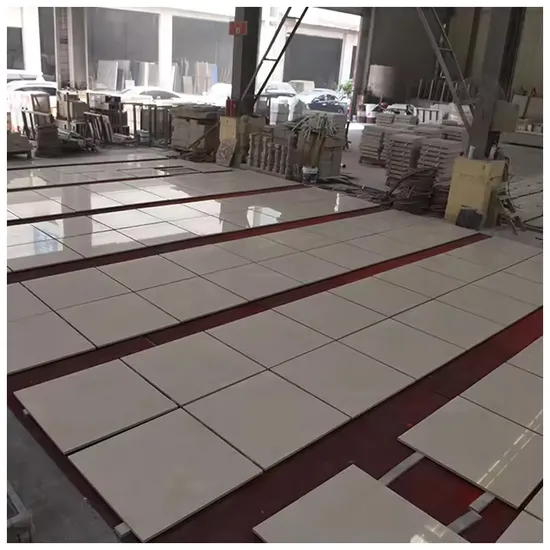 Polished Portugal Porto Beige Limestone Tiles for Floor and Wall Paving Projects