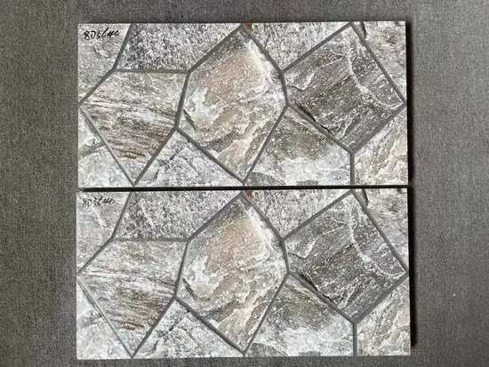 12X24 Grey Color Outdoor Ceramic Wall Tile for Villa Decoration