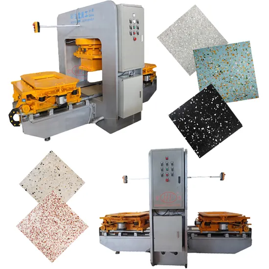 Anti-Slip Park Sidewalk Square Tile Machinery Cement Color Pavement Tile Machine Airport Hall Floor Tile Production Machine