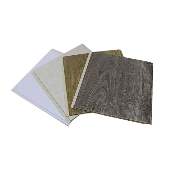 Wood Color Laminated 2.8kg/Sqm PVC Ceiling Panel Plastic for Sale