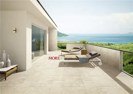 20mm Beige Rustic Porcelain Stone Tiles for Outdoor Porch