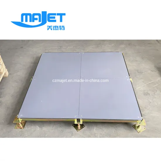OA Bare Panel Steel Raised Floor Raised Access Flooring for Office Date Center Room Computer Room Building Floor