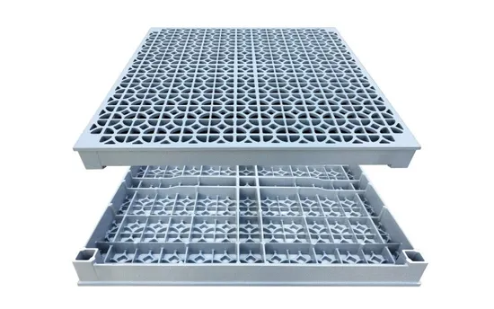 Aluminum Alloy Anti-Static Raised Access Floor with Large Load-Bearing and Corrosion-Resistant with PVC or HPL Veneers and an Opening Rate of 15%-50%