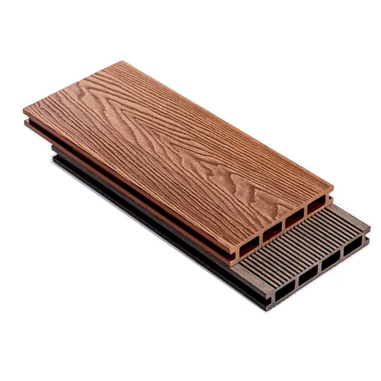 Sustainable Elegant Outdoor Flooring with Smooth Surface WPC Decking