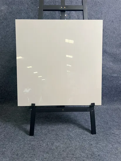 600X600 Ivory White Double Loading Polished Porcelain Floor Tile