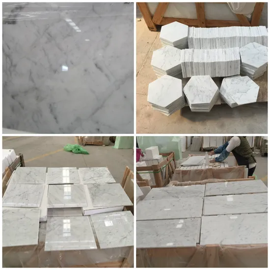 Bianco Carrara Statuario White Marble for Wholesale Subway Stone Tiles