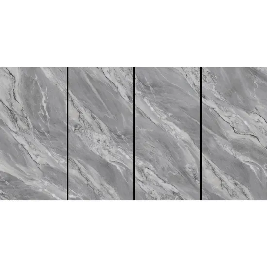 750*1500 mm Grey Color Full Polished Glazed Floor Tiles for Building Material