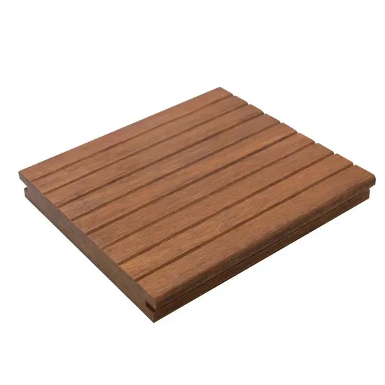 Hand Installed Patio Use Outdoor Bamboo Flooring