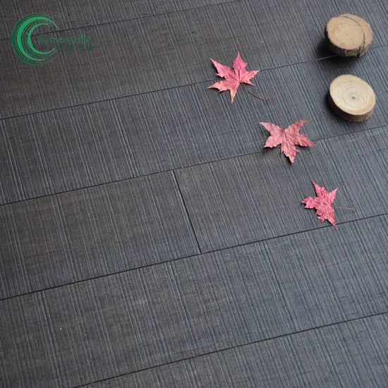 Guangzhou Factory Serrated/Saw Mark Hardwood Flooring/Solid Bamboo Flooring