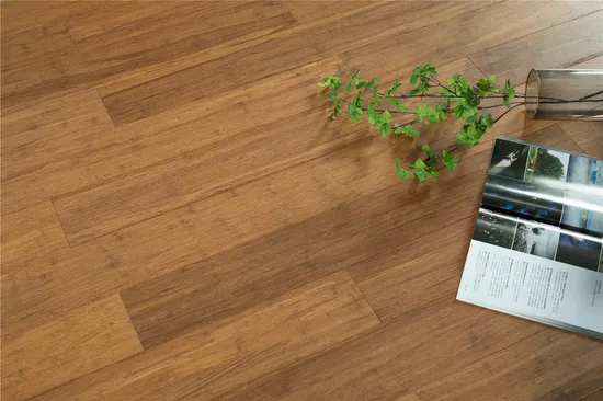2023 New Design Carbonized Color Wholesales Building Material Strand Woven Bamboo Flooring