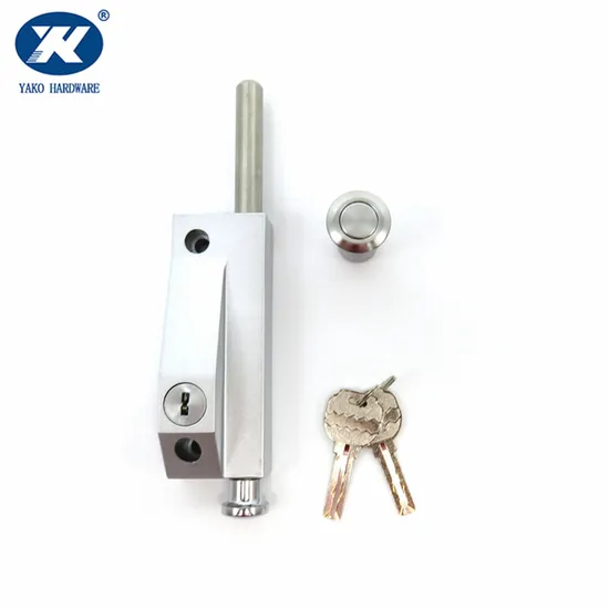 Zinc Alloy Floor Ground Security Safety Hotel Office Building Apartment Wooden Door Metal Door Revolving Spring Bolt Door Lock