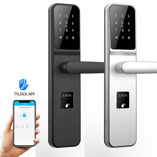 High Quality Electronic Password Digital Bluetooth Smart Hotel Door Lock with Mobile APP Ttlock/Tthotel Apartment System Smart Door Lock Software