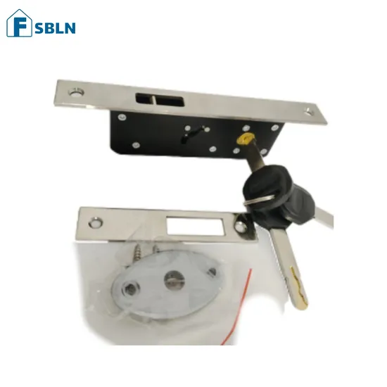 Office Furniture European Style Aluminum Metal Interior Bathroom Door Hardware Lock with Lower Escutcheon Locks for Doors