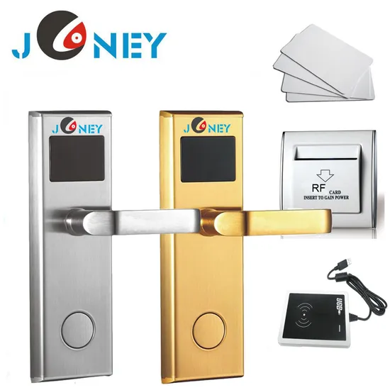 Stainless Steel Electronic RFID Smart Card Hotel Door Lock with Hotel Software System for Hotel, Apartment