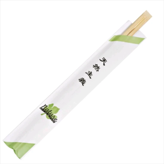 Paper Sleeve Wrapped Bamboo Chopsticks Japanese Chopsticks