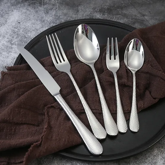 High Quality Stainless Steel Hammer Handle Tableware Cutlery