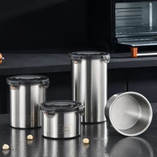 Wholesale Stainless Steel Durable Sealed Fresh Keeping Custom Storage Box with Lid