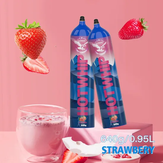 Factory Wholesale Cylinder Whippy Cream Charger Chargeurs De Creme Dessert Tools 640g Smart Whipped Cream Charger