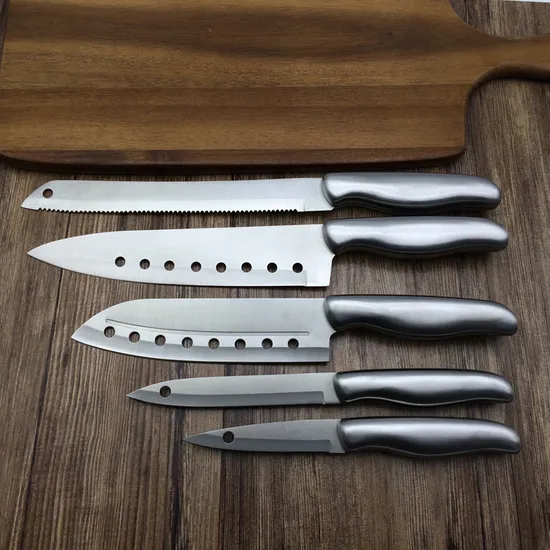 China Factory Sharp Durable Stainless Steel Kitchen Chef Set Knife